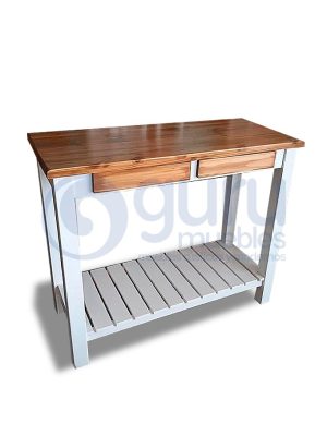 DESAYUNADOR 120 C/ESTANTE Y CAJONES