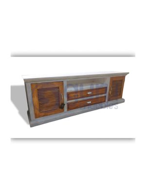 BAJO TV PERSIANA 180 x 66 x40 correderas metalicas