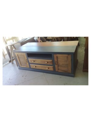 BAJO  TV PERSIANA 160 x 66 x 40 correderas metálicas