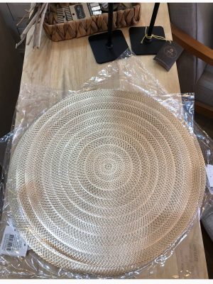 INDIVIDUALES DORADOS SET X6