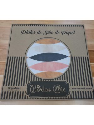 PLATOS DE SITIO DE PAPEL