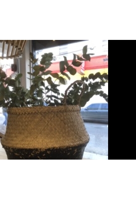 CESTO YUTE GRANDE CON MANIJA