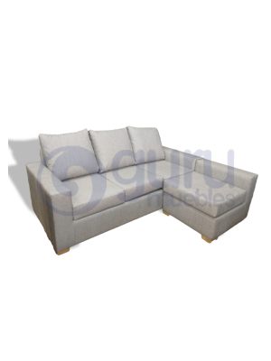 SOFA 3 CUERPOS CON ESQUINERO CHENILLE