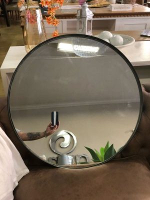 ESPEJO REDONDO HIERRO 80CM