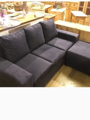SOFA MILANO ESQUINERO  3 CUERPOS TAPIZADO EN PANA