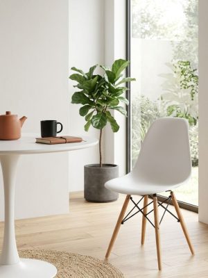 SILLA EAMES BLANCA Y NEGRA