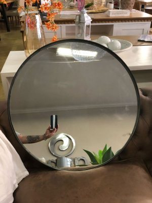 ESPEJO REDONDO HIERRO 70CM