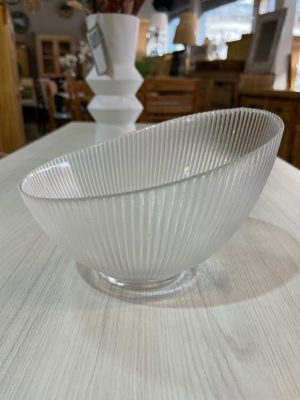 ENSALADERA VIDRIO TRANSPARENTE 15 X 22 CM
