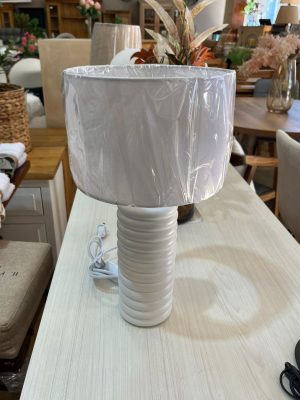 LAMPARA CERAMICA BLANCO MATE VC45