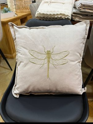 ALMOHADON PANA LIBELULA 50X50