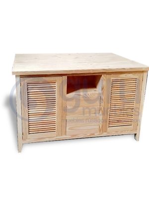 BAHIUT CON PUERTA PERSIANA 150 ALTO CON PATAS